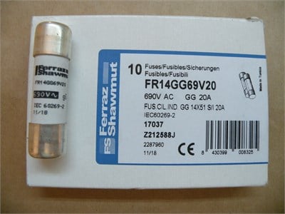 *10 ADET FİYATIDIR* Genel Sigorta 690V CP 14X51 GG 20A S/I FS