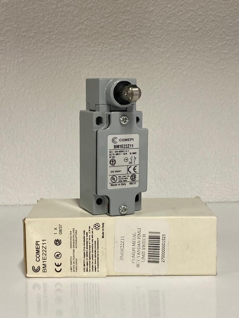 COMEPI ALÜMİNYUM GÖVDELİ LİMİT SWİTCH Yandan pimli 1NA 1NK kontak düzeni IP66