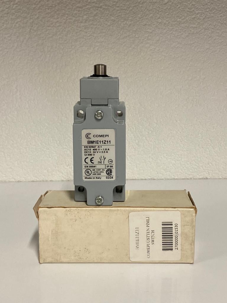 COMEPI ALÜMİNYUM GÖVDELİ LİMİT SWİTCH Düz Çelik Pimli 1NA 1NK kontak düzeni IP6