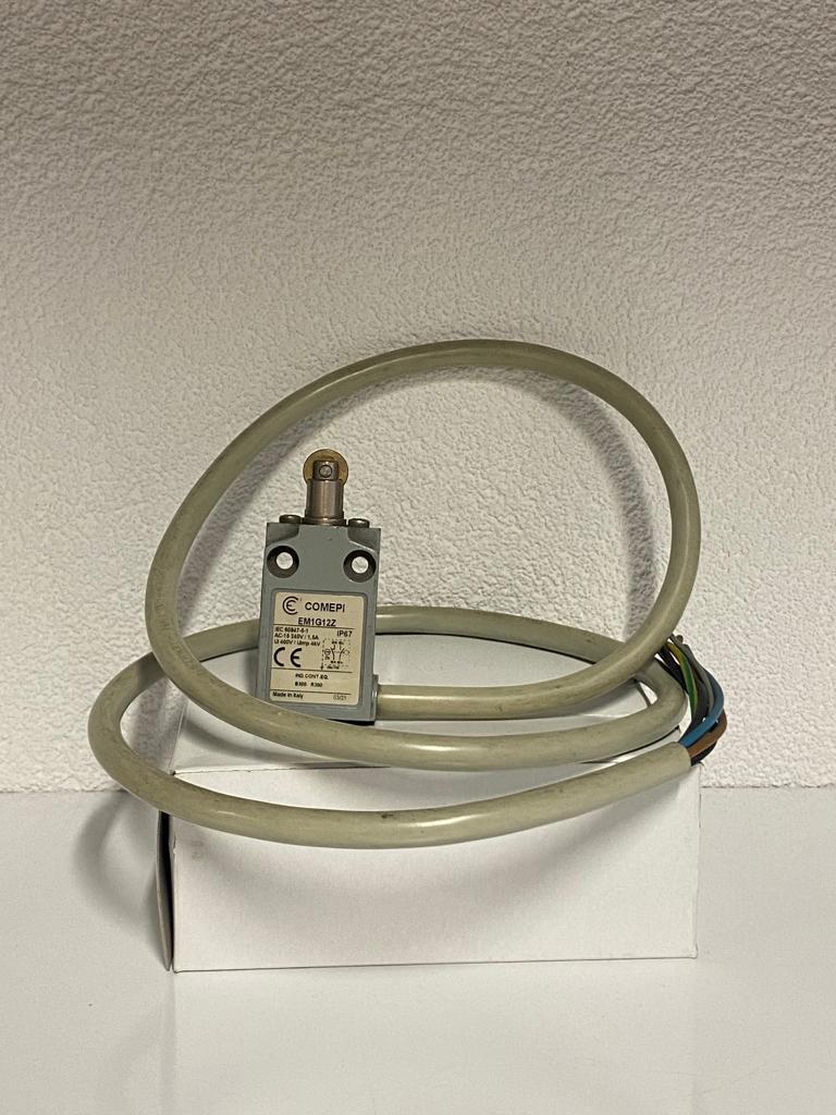 COMEPI KABLOLU METAL LİMİT SWİTCH 50mm Düz çelik pimli çelik düz makaralı 1NA 1NK kontak düzeni IP65