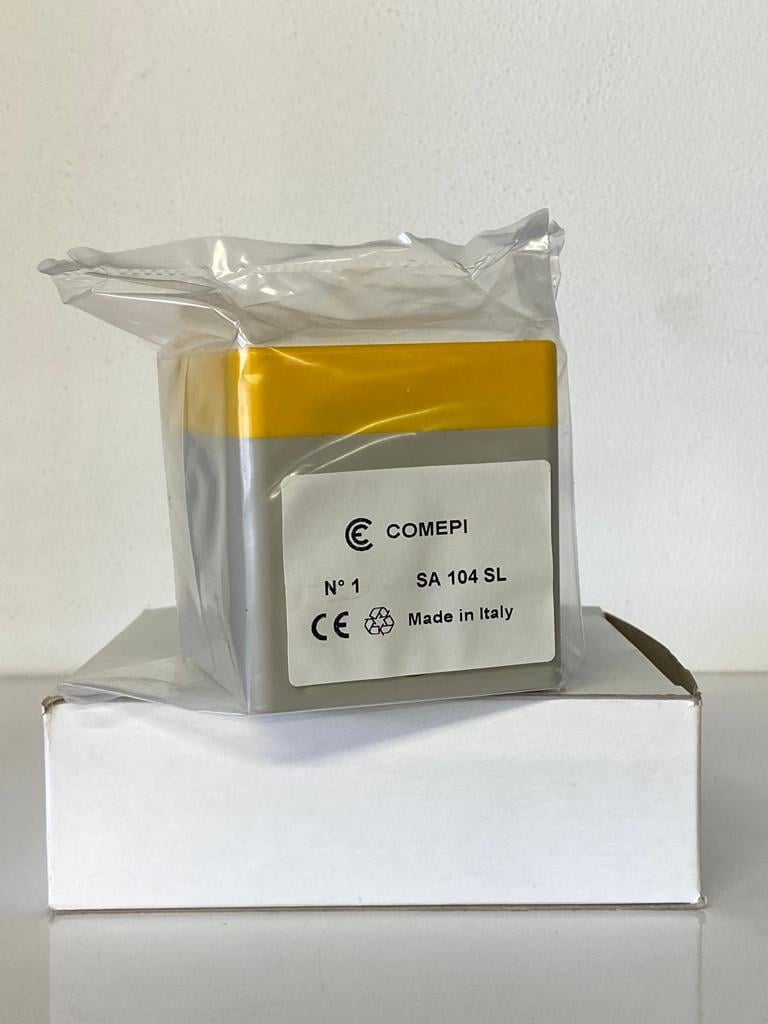 COMEPI TEKLİ KUTU DELİKLİ SARI 70X70X74