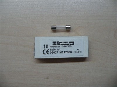 *10 ADET FİYATIDIR* Cam Sigorta 250V 5X20 8A / 20 Adet Stok