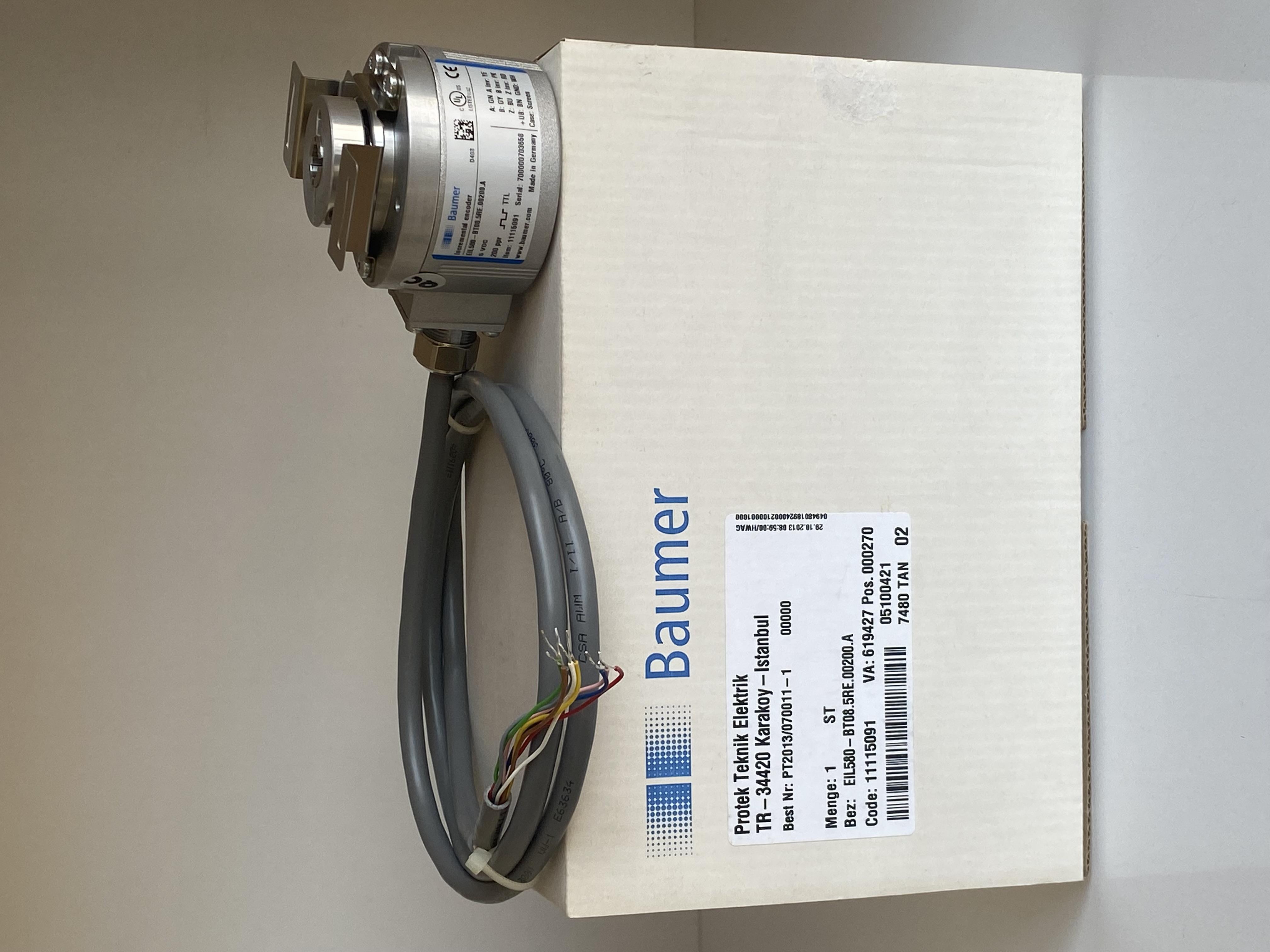 EIL580-BT08.5RE.00200.A BAUMER THA. 200PPR 5VDC