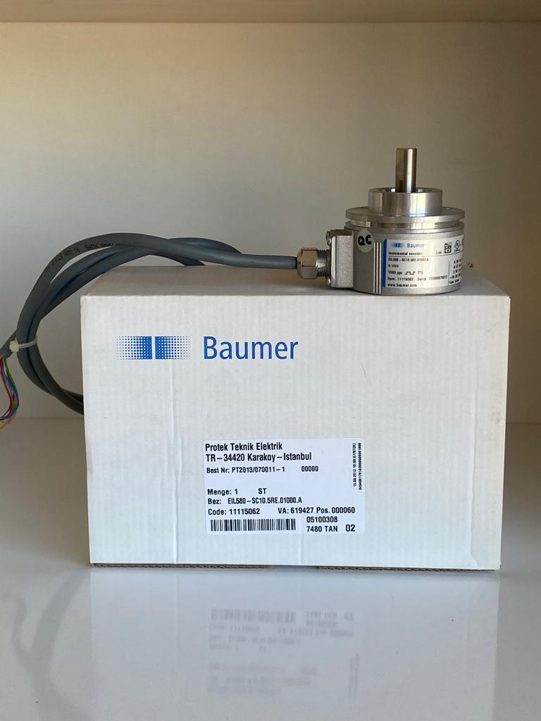 EIL580-SC10.5RE.01000.A BAUMER ENC. 5 DC KABLOLU