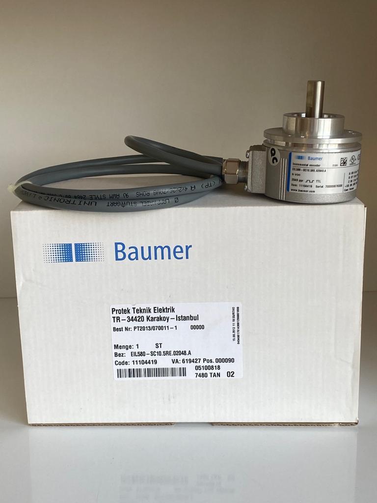 EIL580-SC10.5RE.02048.A BAUMER ENCODER 5V DC KABLOLU