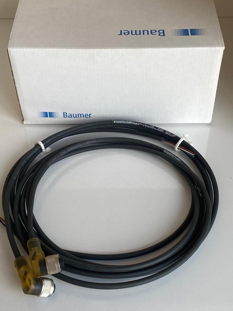ESW 33AH0200 M12 PİN 90C BAUMER KONNEKTOR