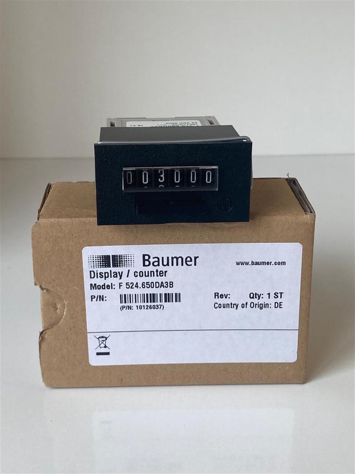 F 524.650DA3B BAUMERIVO SAYICI 24V DC_