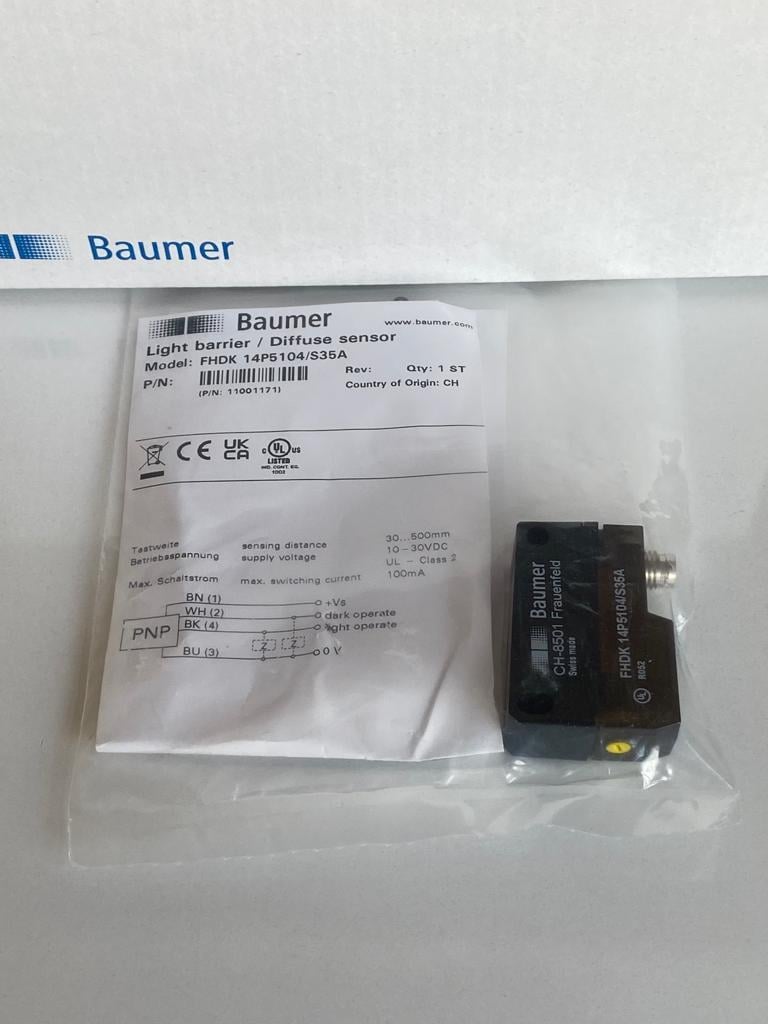 FHDK 14P5104/S35A BAUMER SENSÖR