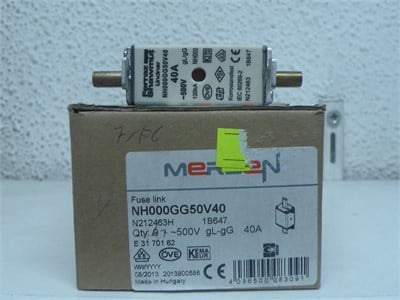 Genel Sigorta NH 000 40A 500V GG  