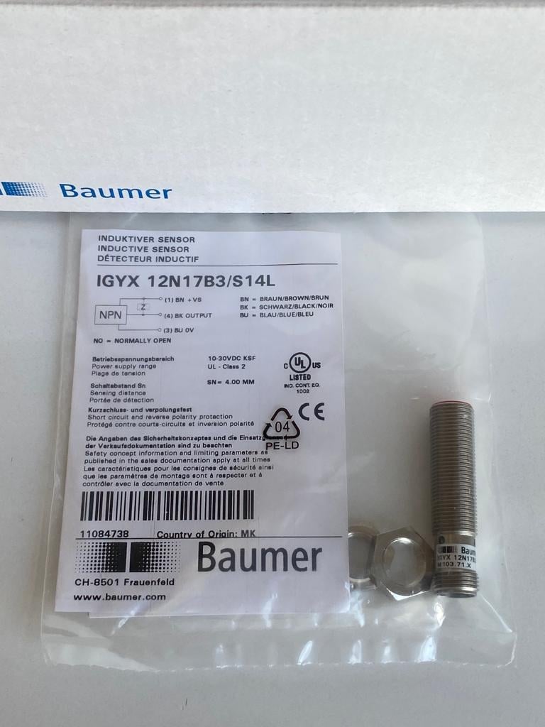IGYX 12N17B3/S14L BAUMER SENSOR