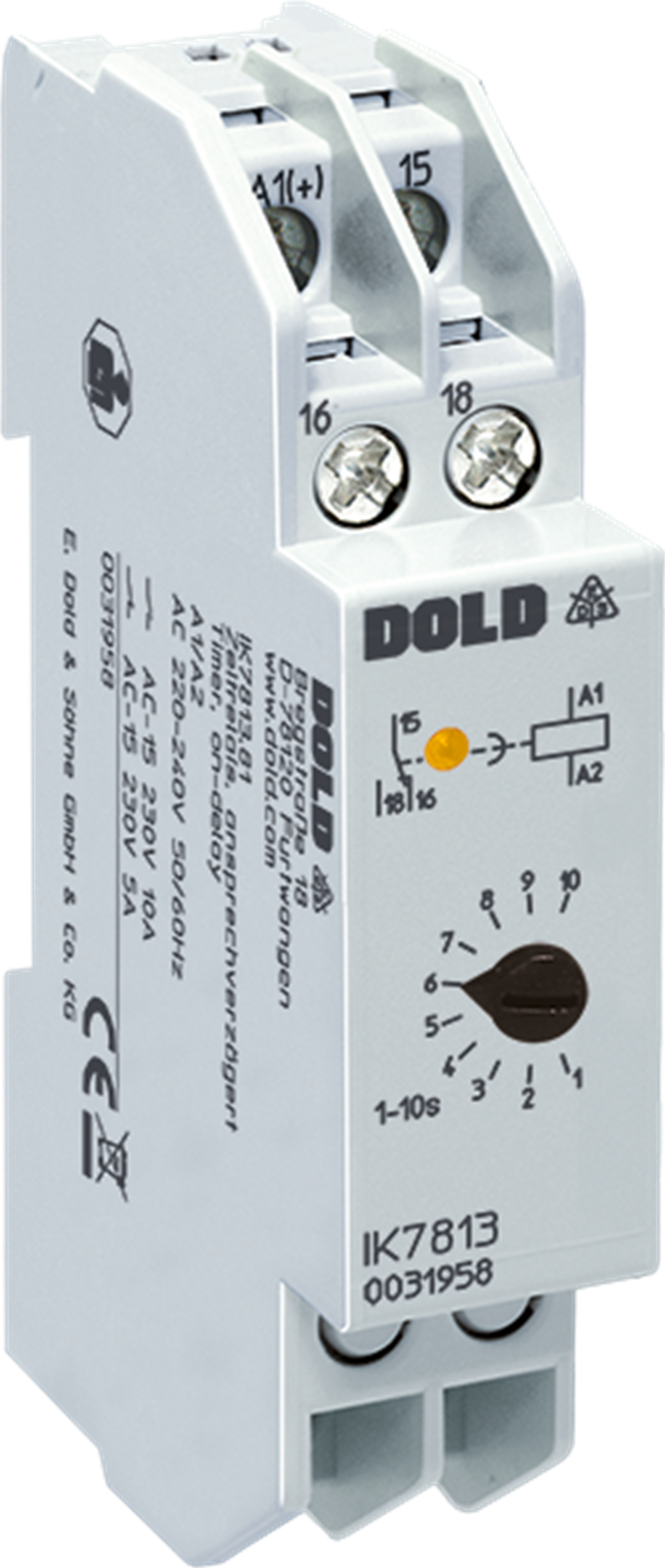 IK 7813.81 AC 220 ... 240 V ON DELAY TIMER- ZAMANLAYICI DOLD
