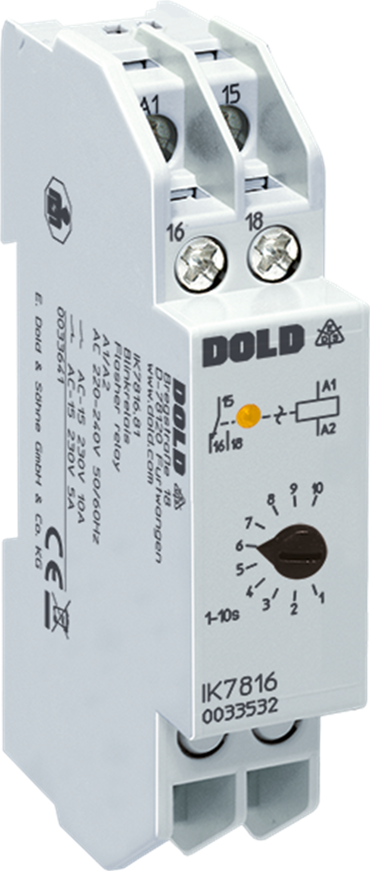 IK 7816.81 AC 220 ... 240 V FLAŞÖR RÖLESİ DOLD