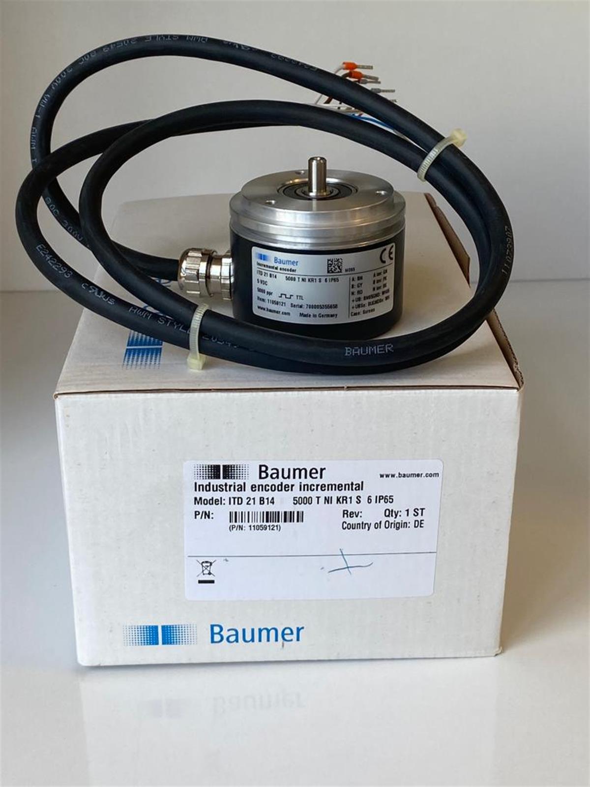 ITD 21 B14 5000 TNI KR1 S6 BAUMER ENCODER