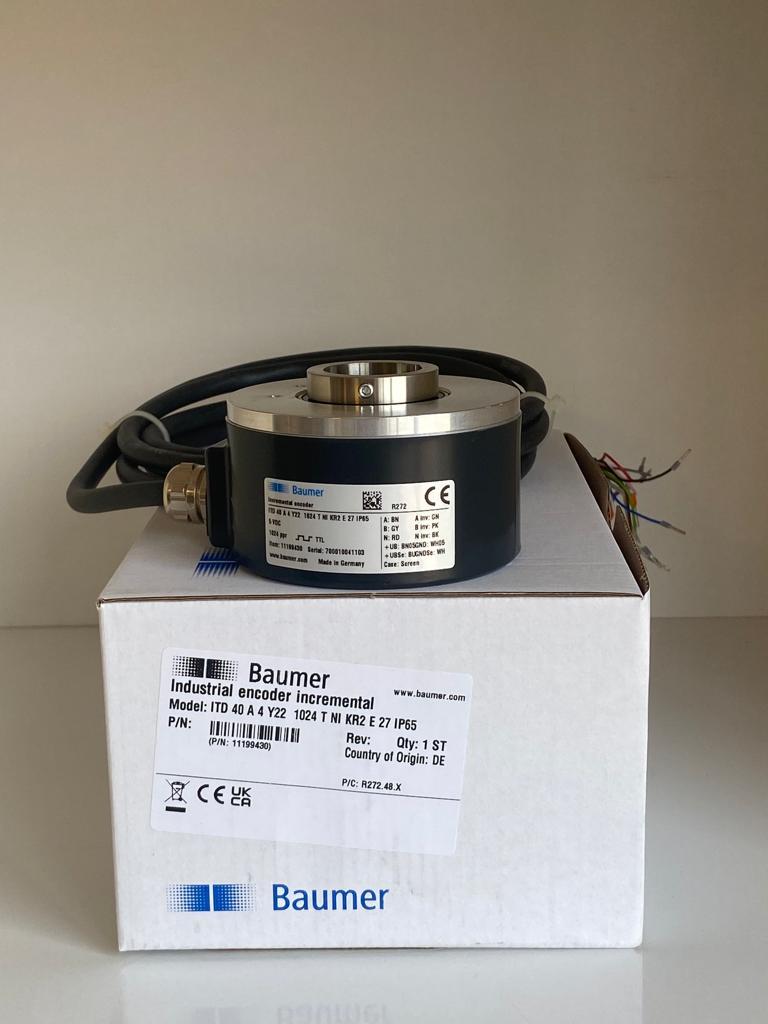 ITD 40 A 4 Y22  1024 T NI KR2 E 27 IP65 BAUMER ENCODER