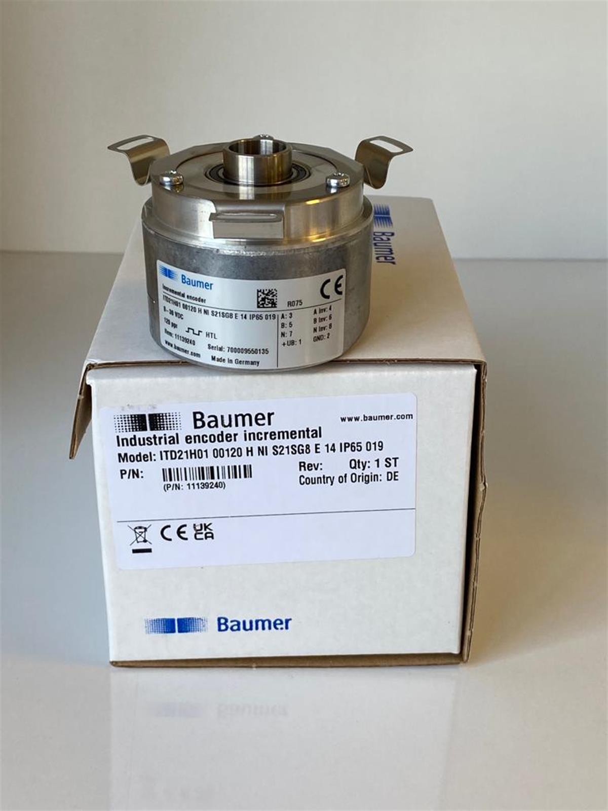 ITD21H01 120 HNI S21SG8 E14 IP 65 BAUMER ENCODER