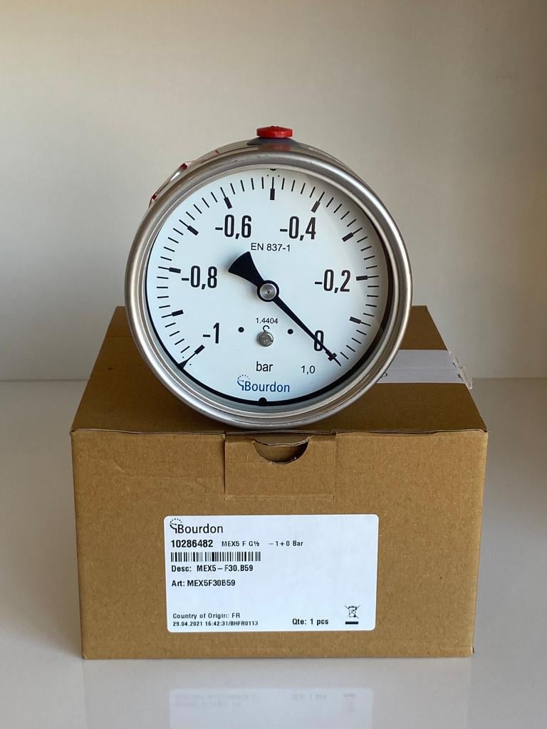 MEX5-F30-B59 Paslanmaz Çelik Manometre BOURDON