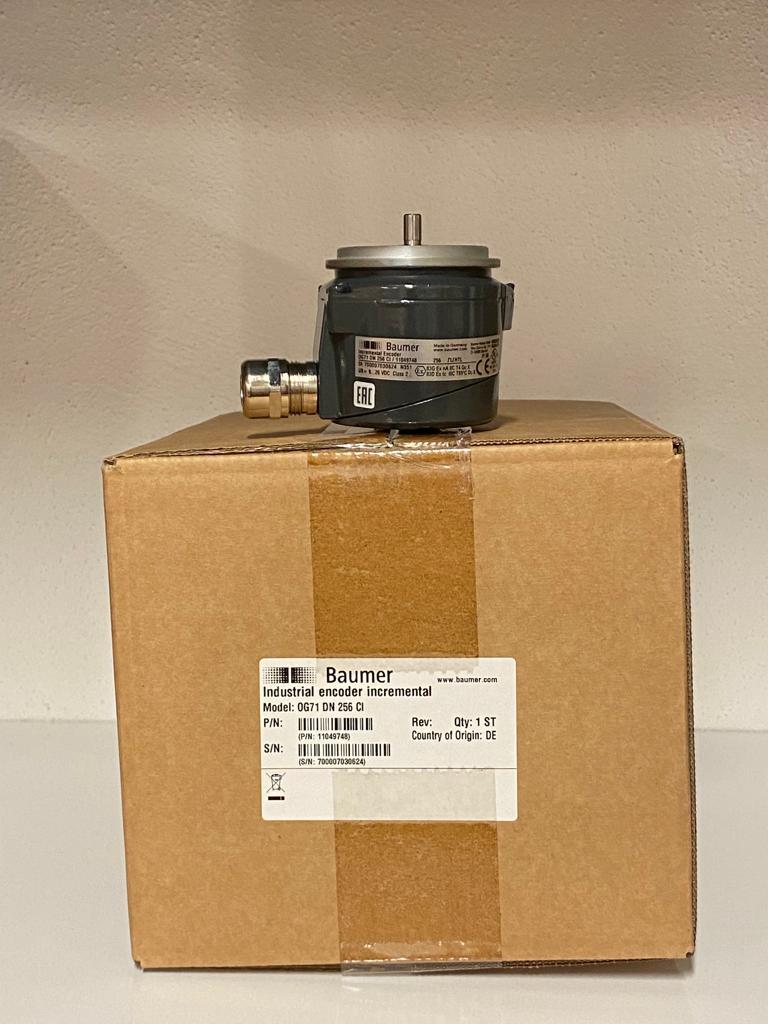 OG 71 DN 256 CI BAUMER ENCODER SHFT 6H6X10 HTL