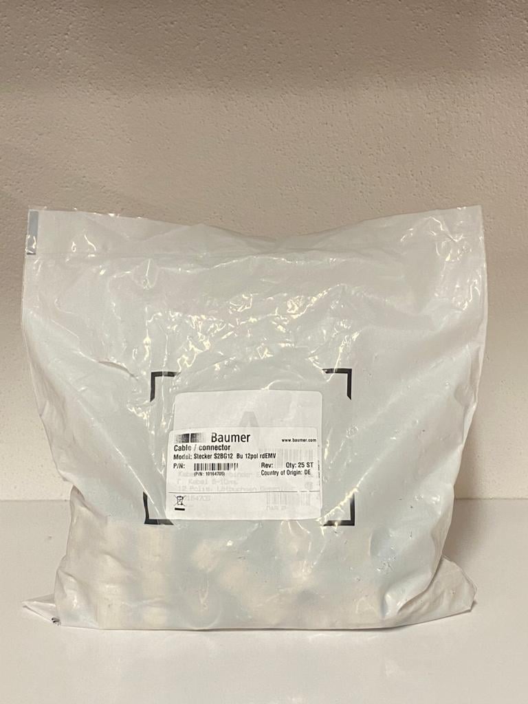 S2BG12 12 PİN BAUMER SOKET