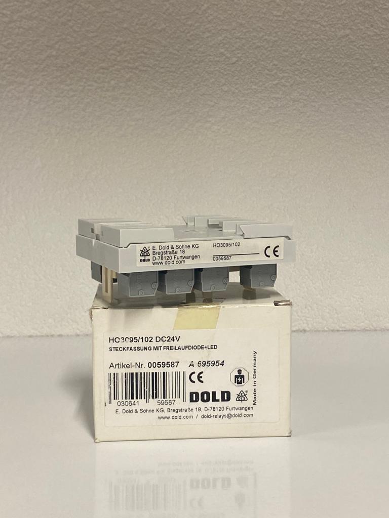 SOCKET+FREEWEELING DIODE+LED DOLD