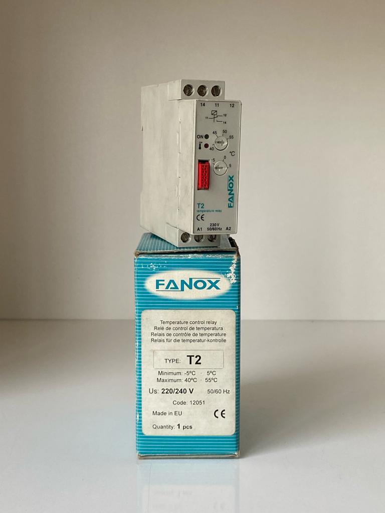 T2 FANOX 230VAC TERMOSTAT RÖLESİ