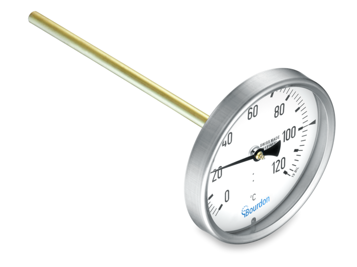 TB100-212.154.20T Paslanmaz Çelik Termometre BOURDON 