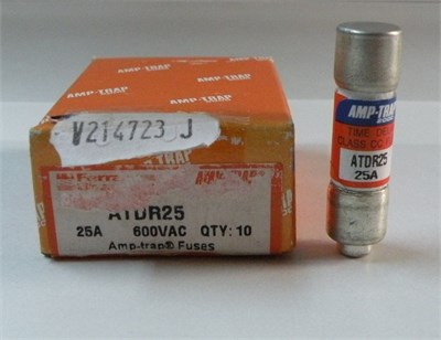 Time-Delay Sigorta Amp-Trap ATDR25 25A 600VAC