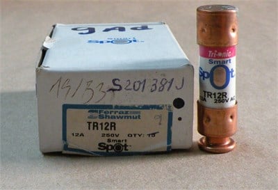 Time-Delay Sigorta Tri-Onic TR12R 12A 250V