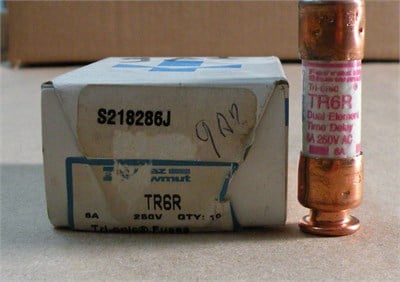 Time-Delay Sigorta Tri-Onic TR6R 6A 250V