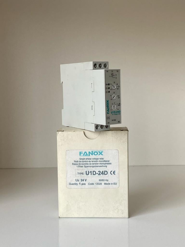 U1D-24D FANOX 24V MONOFAZE VOLTAJ KORUMA RÖLESİ