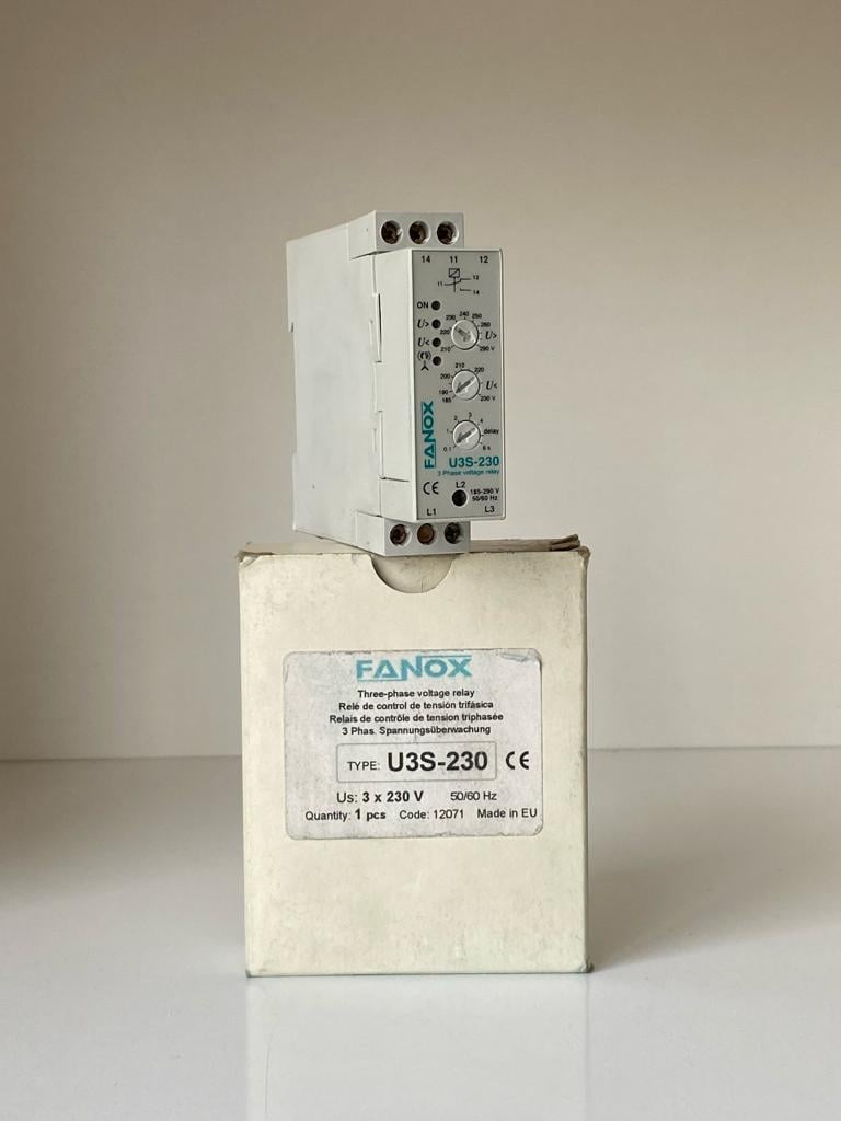 U3S-230 FANOX 3X230V VOLTAJ KORUMA RÖLESİ