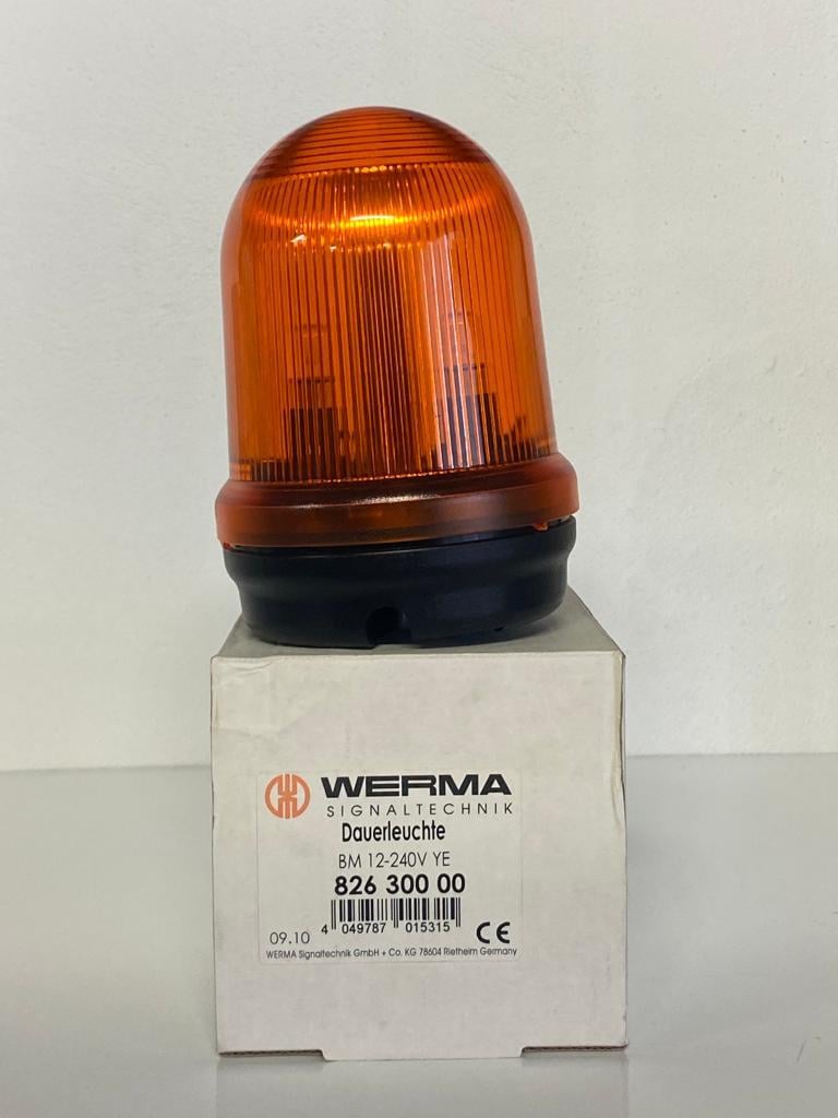 WERMA 12-240V İKAZ LAMBASI SARI