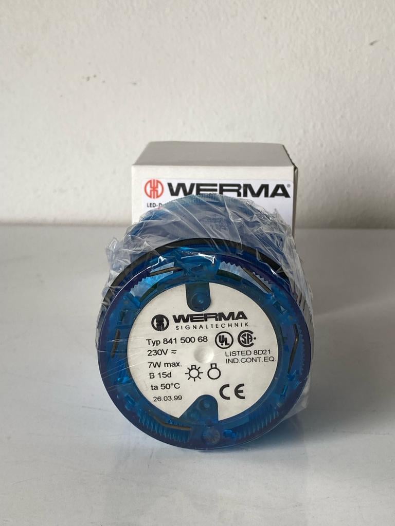 WERMA 230V LAMBA MAVİ