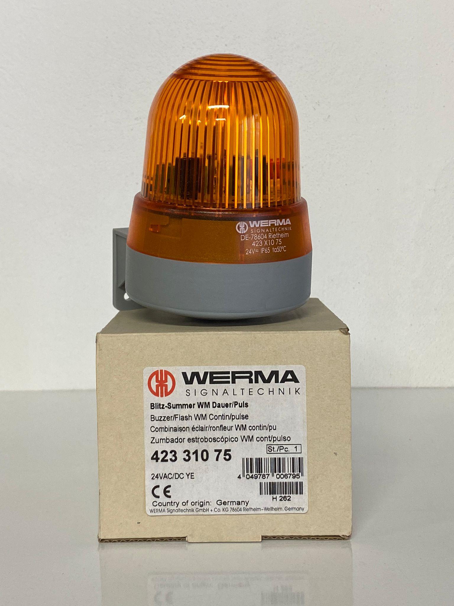 WERMA BUZZER/FLASH WM CONTİN PULSE 24VAC
