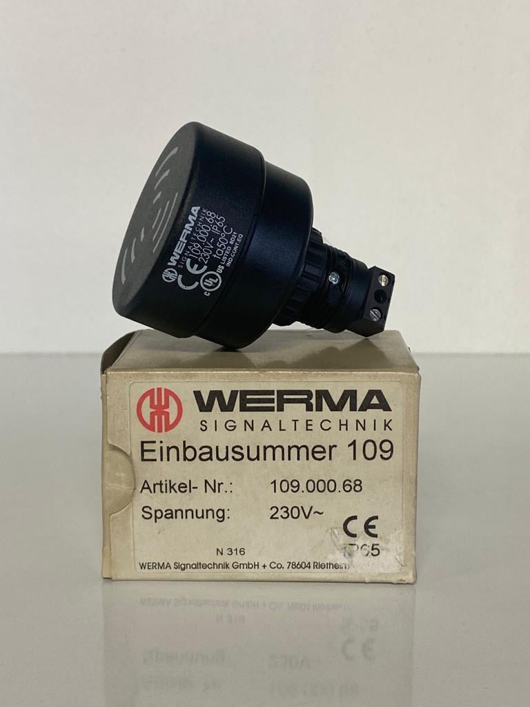 WERMA ELECTR. BUZZER EM CONTIN. TONE