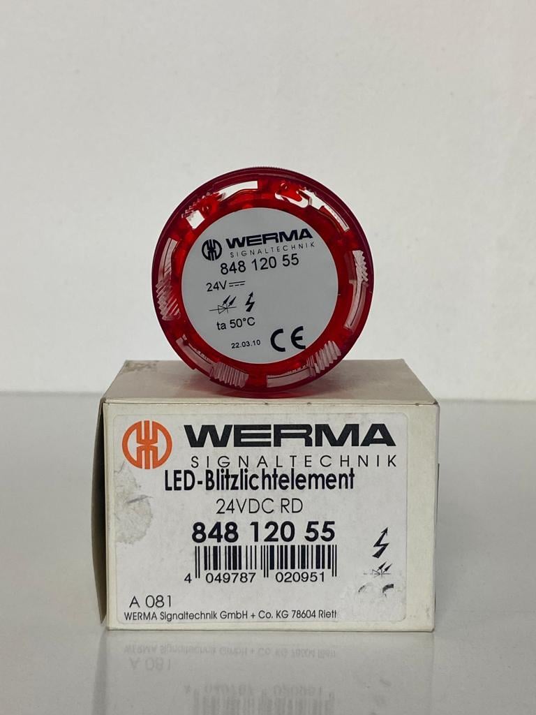 WERMA LED FLAŞ 24V DC RD