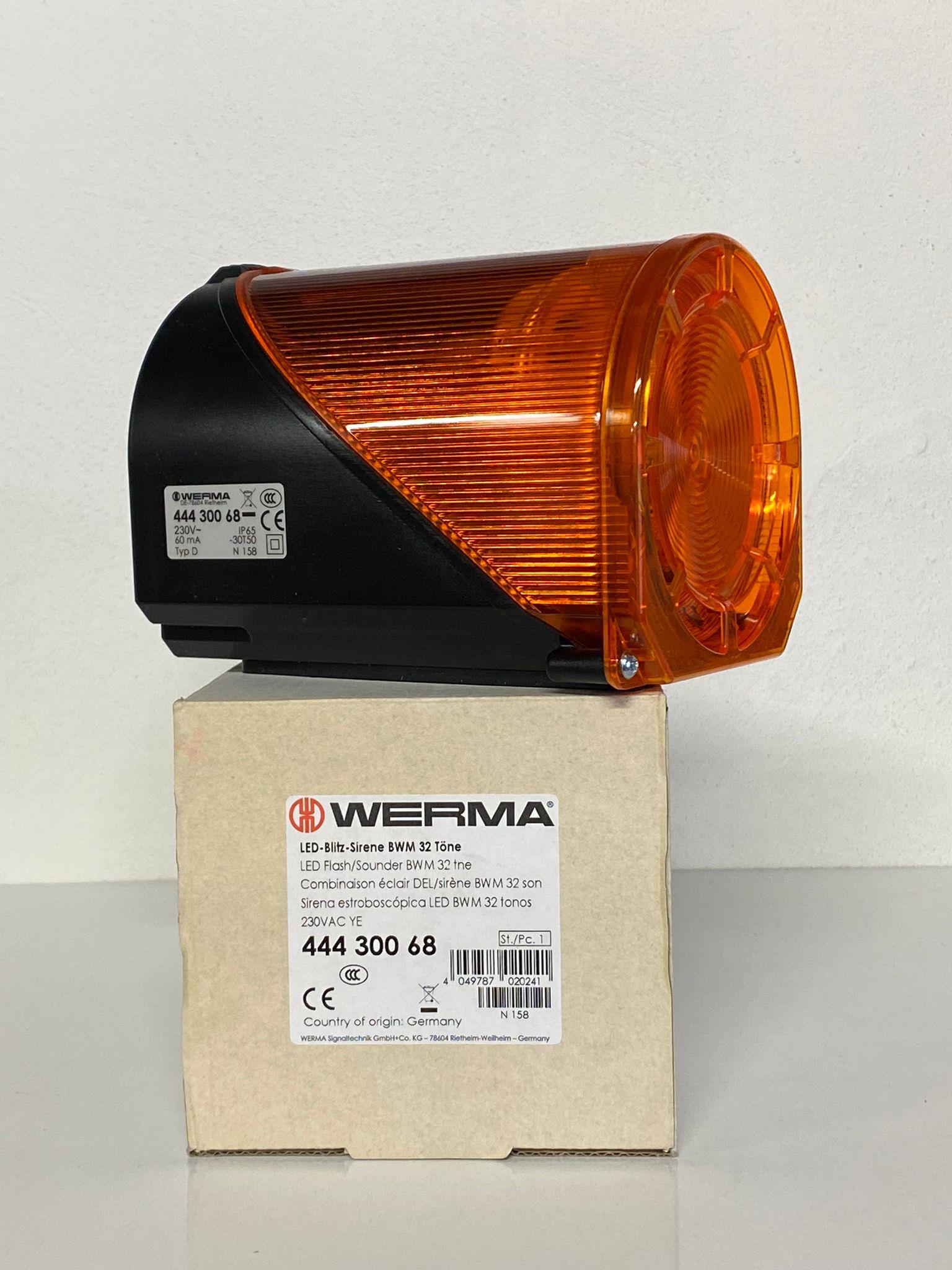 WERMA LED SOUNDER 32 TONE 230V AC