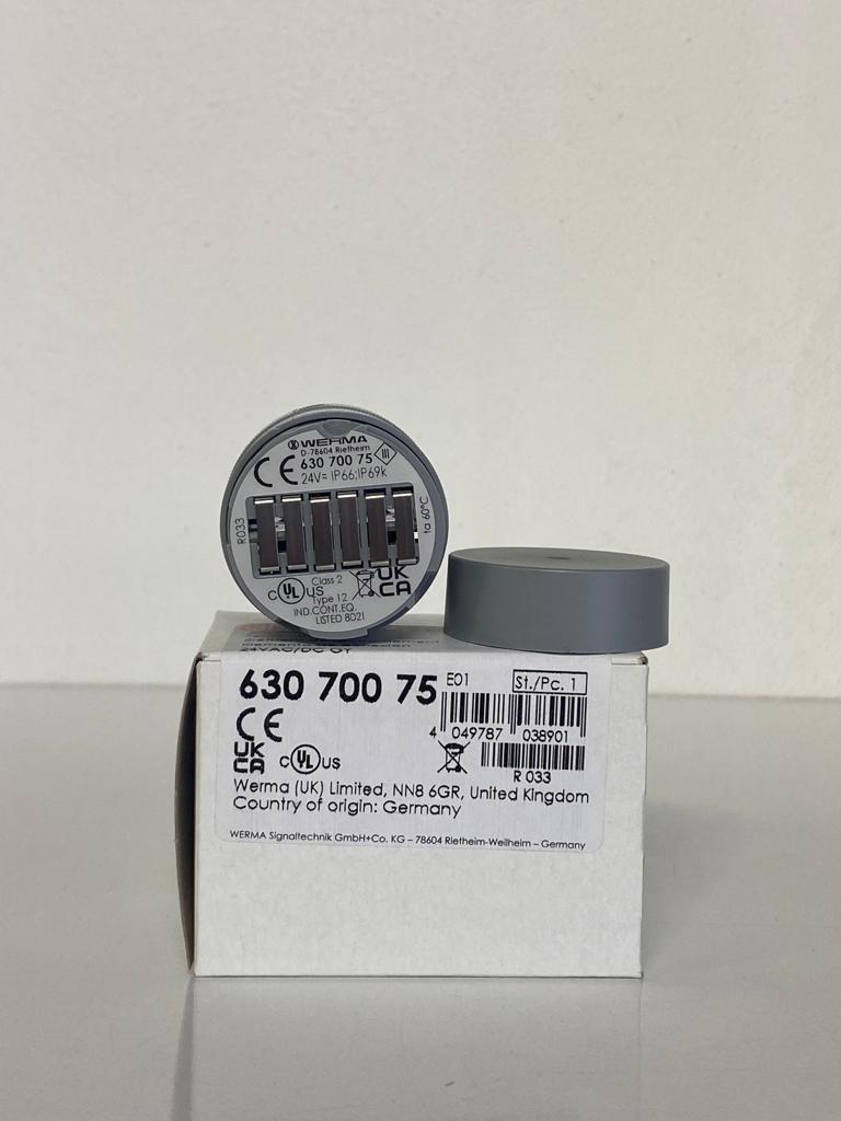 WERMA TERMINAL ELEMEN 24VAC/DC GY