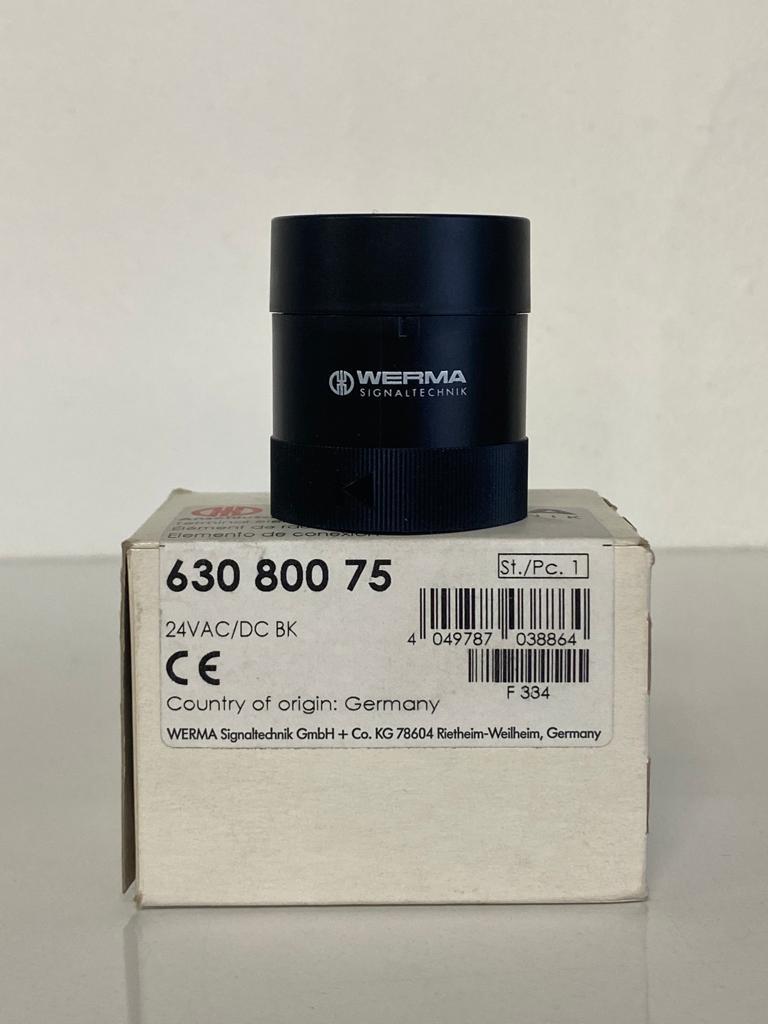 WERMA TERMİNAL ELEMENT 24VAC/DC BK