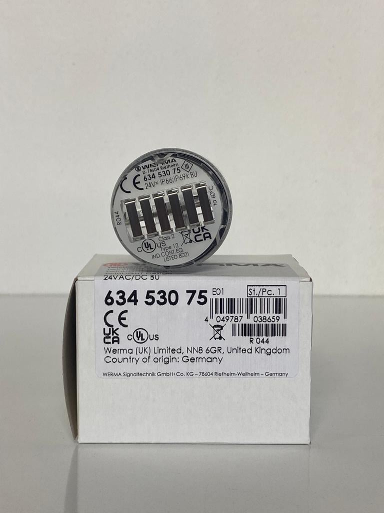 WERMA TWINLIGHT CL 24VAC/DC BU