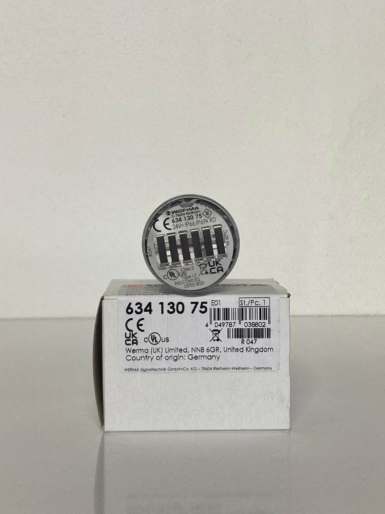 WERMA TWINLIGHT CL 24VAC/DC RD