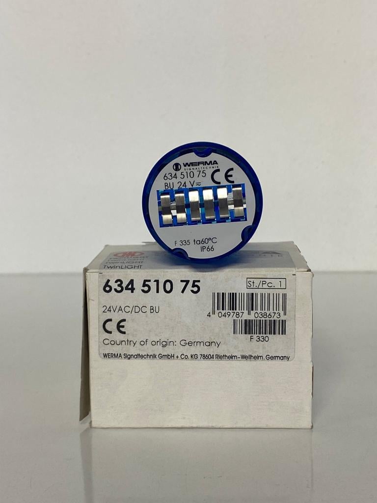 WERMA TWINLIGHT24VAC/DC BU