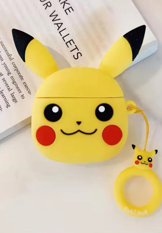  Airpods 1. NESİL VE 2. NESİL Uyumlu Oyuncak Tasarımlı Kalın Koruyucu Silikon Kılıf