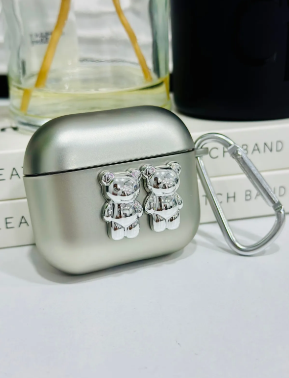  Airpods Pro-pro2 Uyumlu Oyuncak Tasarımlı Kalın Silikon Koruyucu Kılıf