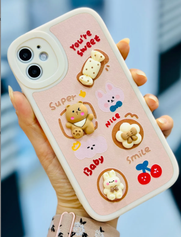  Iphone 11 Uyumlu 3d Oyuncak Tasarımlı Yumuşak Silikon Kılıf