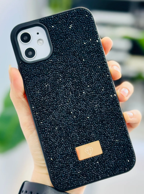  Iphone 11 Uyumlu Elmas Tasarımlı Taşlı Işıltılı Parlak Pırlanta Silikon Kılıf