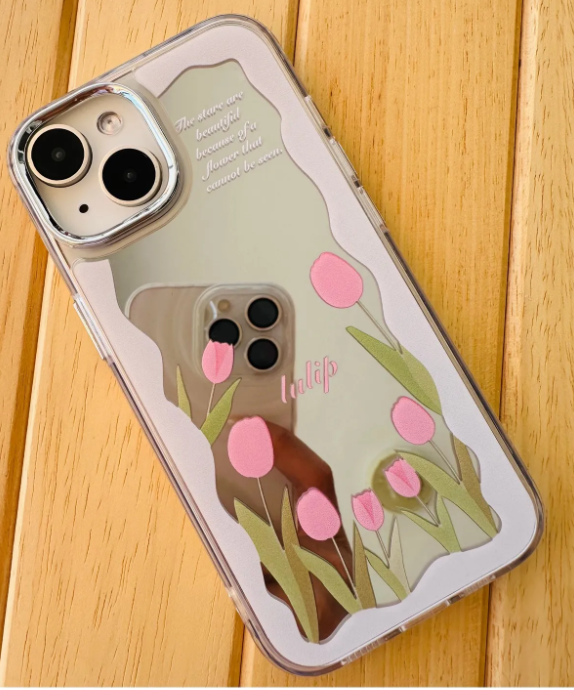  Iphone 13 - 14 - 15 Uyumlu Aynalı Model Silikon Kılıf