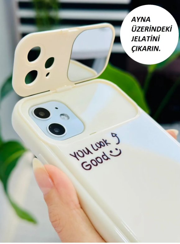  Iphone 13 - 14 Uyumlu Aynalı Model Silikon Kılıf