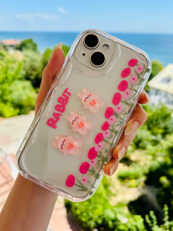  Iphone 13 Ve 14 Uyumlu 3d Oyuncaklı Tasarımlı Esnek Silikon Kılıf