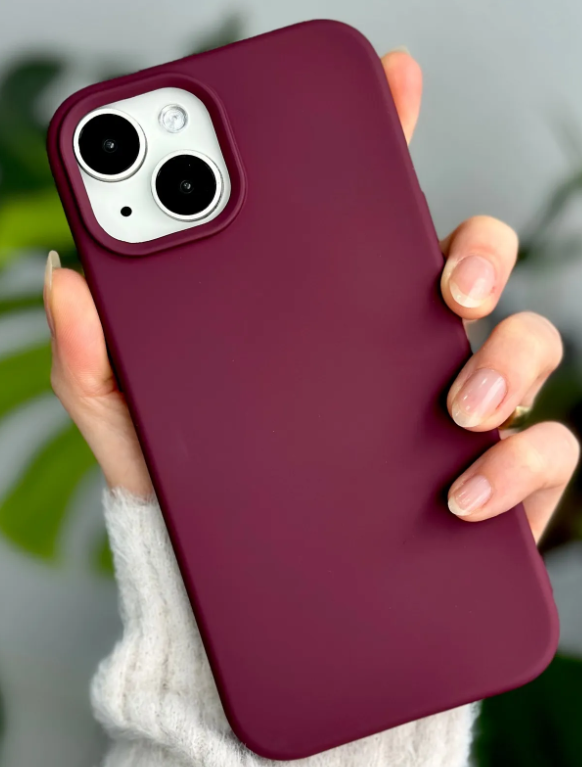  Iphone 14 Plus ve 15 Plus Uyumlu Içi Kadife Leke Tutmaz Sıvı Silikon Lansman Kılıf