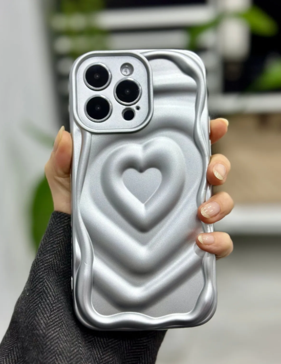  Iphone 14 promax Uyumlu 3d Mat Kabartma Esnek Silikon Kılıf